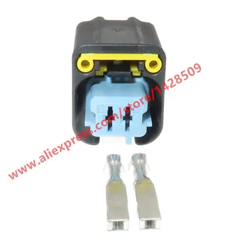 

10 Sets 2 Pin Auto Engine Fan Water Temperature Sensor Plug Waterproof Female Auto Connector For BMW MINI