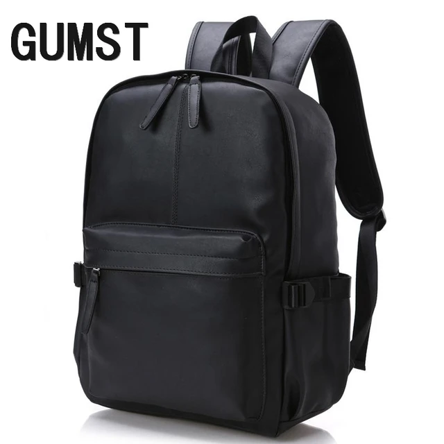 Us 26 32 50 Off Aliexpress Men Leather Backpack High Quality Youth Travel Rucksack School Book Bag Male Laptop Business Bagpack Mochila