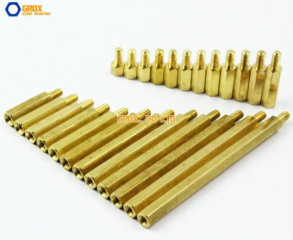 200 шт. латунные детали M3 x 4 + мм|pcb m3|pcb standoffpcb 20 |