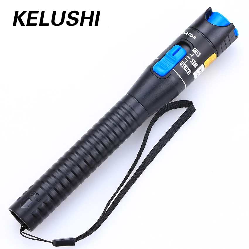

KELUSHI 1MW 5Km Plastics Fiber Optical Visual Fault Locator Red Laser Pen Testing Equipment with 2.5mm SC/ST/FC Connector