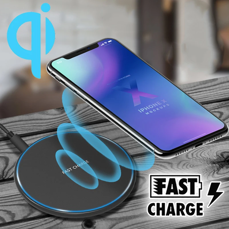 Беспроводное зарядное устройство для Apple iPhone 8 XS Samsung 9 + Huawei mate 20 pro|Зарядные