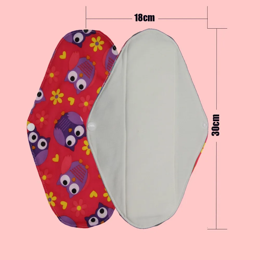 10 шт. водонепроницаемые гигиенические салфетки из бамбука 12 дюймов|cloth pads|menstrual