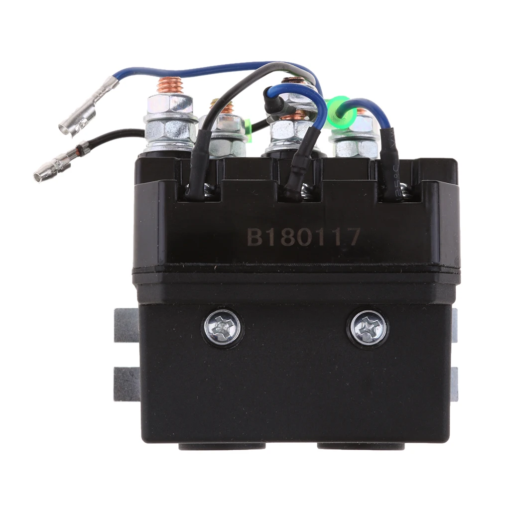 DC 12V Heavy Duty Winch Solenoid Relay Upgrade Equiv 200 Amps Recovery Larger Contact Faces / Faster Contact Closure
