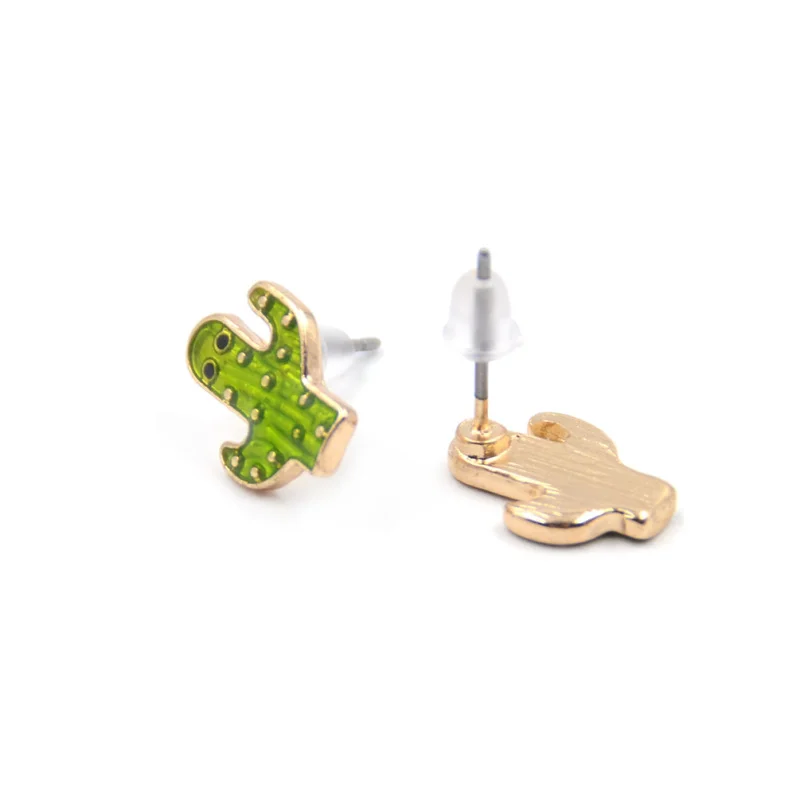 2 шт. женские серьги гвоздики С КАКТУСОМ|fashion stud earrings|stud earringswomen earrings |