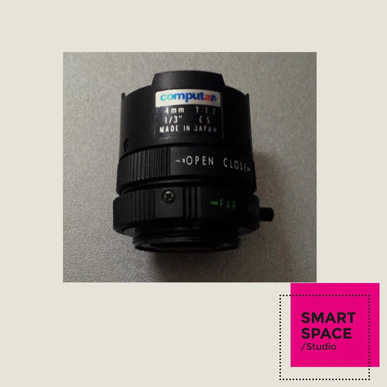 New without box Computar 4mm f1:1.2 1/3" CS Mount CCTV Lens 