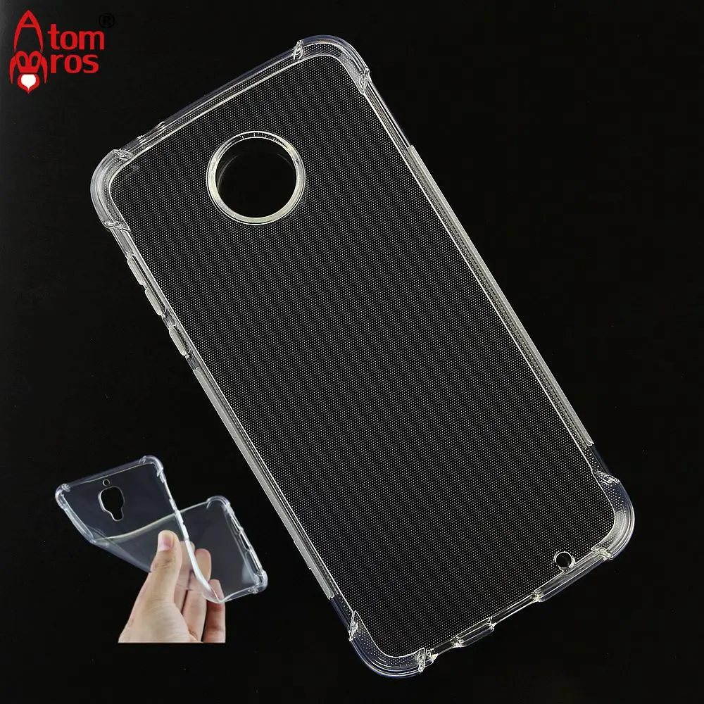 Soft TPU Silicone Rubber Transparent Shockproof Cover Case