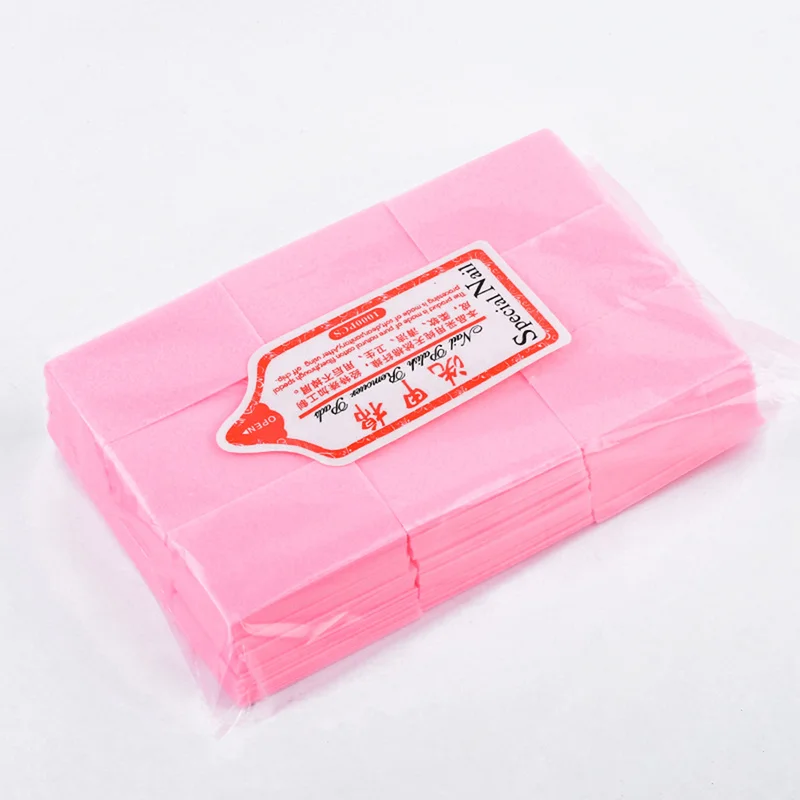 600 шт полотенце для ногтей УФ Гель-лак впитывающиеся салфетки ткань Защита окружающей среды Чистый хлопок одноразовое разгрузочное полотенце