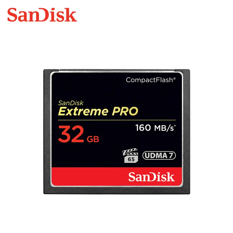 SanDisk extreme PRO высокоскоростная Компактная флеш-карта 16 ГБ 32 ГБ 64 Гб 128 ГБ CF карта памяти для DSLR и HD видеокамеры - Емкость: 03-32G