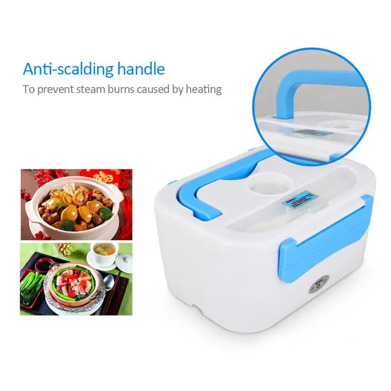 

Household Car Plug-In EU/US Car Charger 12V Electronic Heating Insulation Fresh Heating Lunch Box Car Accessories