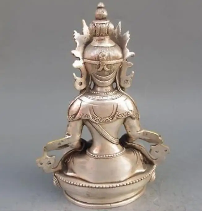 Винтажный тибетский серебряный Медный позолоченный Фотообои|buddha statue|statues buddhastatue