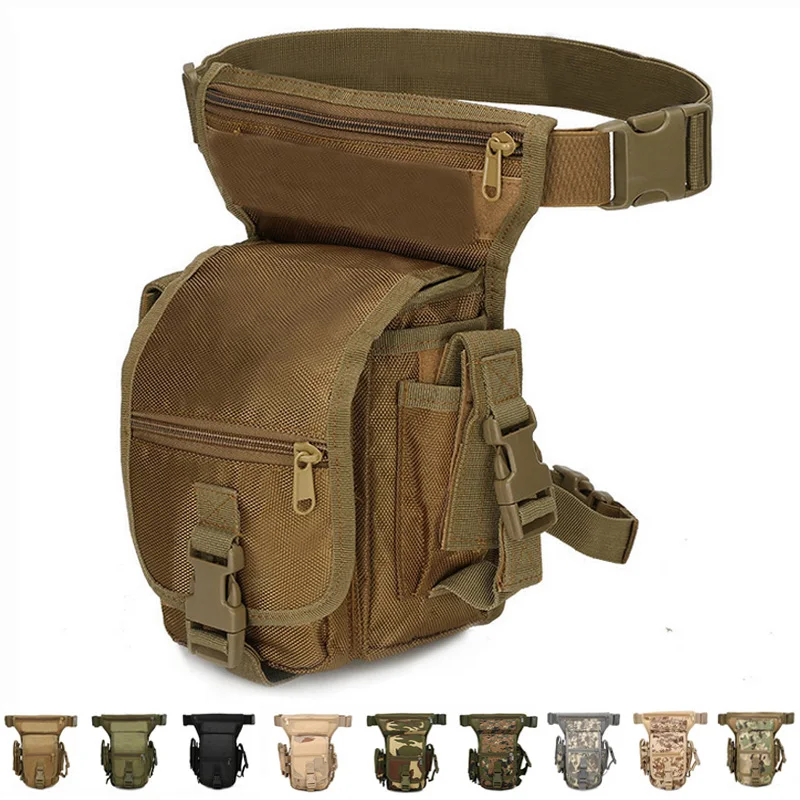 

Military Tactical Drop Leg Bag Thigh Waist Pack 1000D Nylon Hunting Accessories Molle Bag For Travelling Hiking Camping Cycling