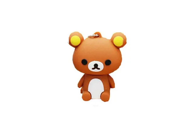 Jaster lovely флеш-накопитель Rilakkuma Медведь стиль USB флеш-накопитель ручка карта памяти U диск Флешка 4 ГБ 8 ГБ 16 ГБ 32 ГБ 64 ГБ