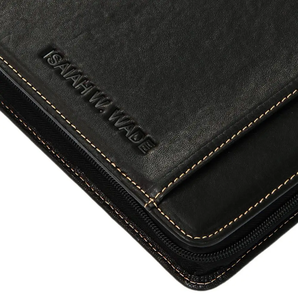 Профессиональный портфель из натуральной кожи A4 папка с чехлом для планшета, бизнес Padfolio Органайзер с буфером обмена