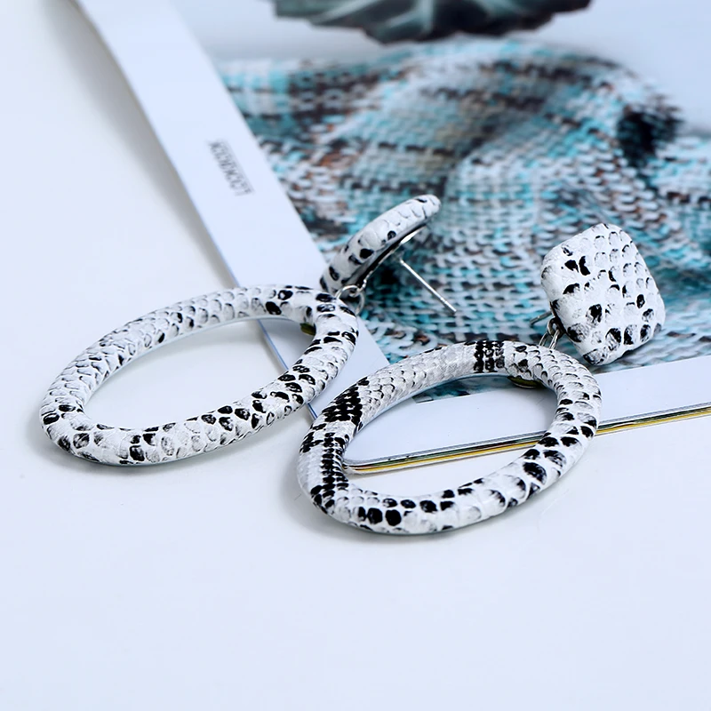 leopard earrings