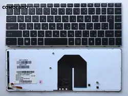 JP Японский клавиатура с подсветкой для hp ProBook 5330 5330 м с серебряной оправе клавиатуры макет JP