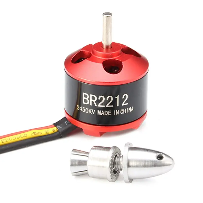 Новый бесщеточный двигатель Racerstar BR2212 2450KV 2 3S для радиоуправляемых моделей