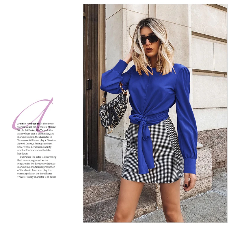 Backless Crop Top Mujer T Shirt Women Sexy Long Sleeve T Shirts Ladies Plus Size Tops Spring Short Tshirt Bandage Solid T-shirt  (9)