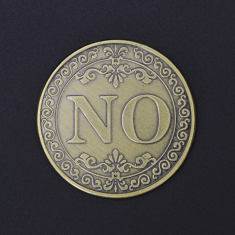 Сувенирная памятная монета цветочный да нет письмо украшения художественные подарки для коллекции сувенир