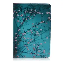 Aqua Blue Узорная Кожа, флип-чехол для Apple iPad air1 2 iPad mini 1 2 3 iPad 2/3/4 pro 12,9 "9,7" Чехол с держателем карты