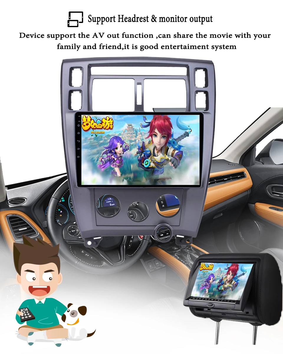 Flash Deal 10.1" Android 9.1 Car Radio GPS Navigation Multimedia Player Head Unit For Hyundai Tucson LHD 2006 -2013 Stereo Audio Carplay 11