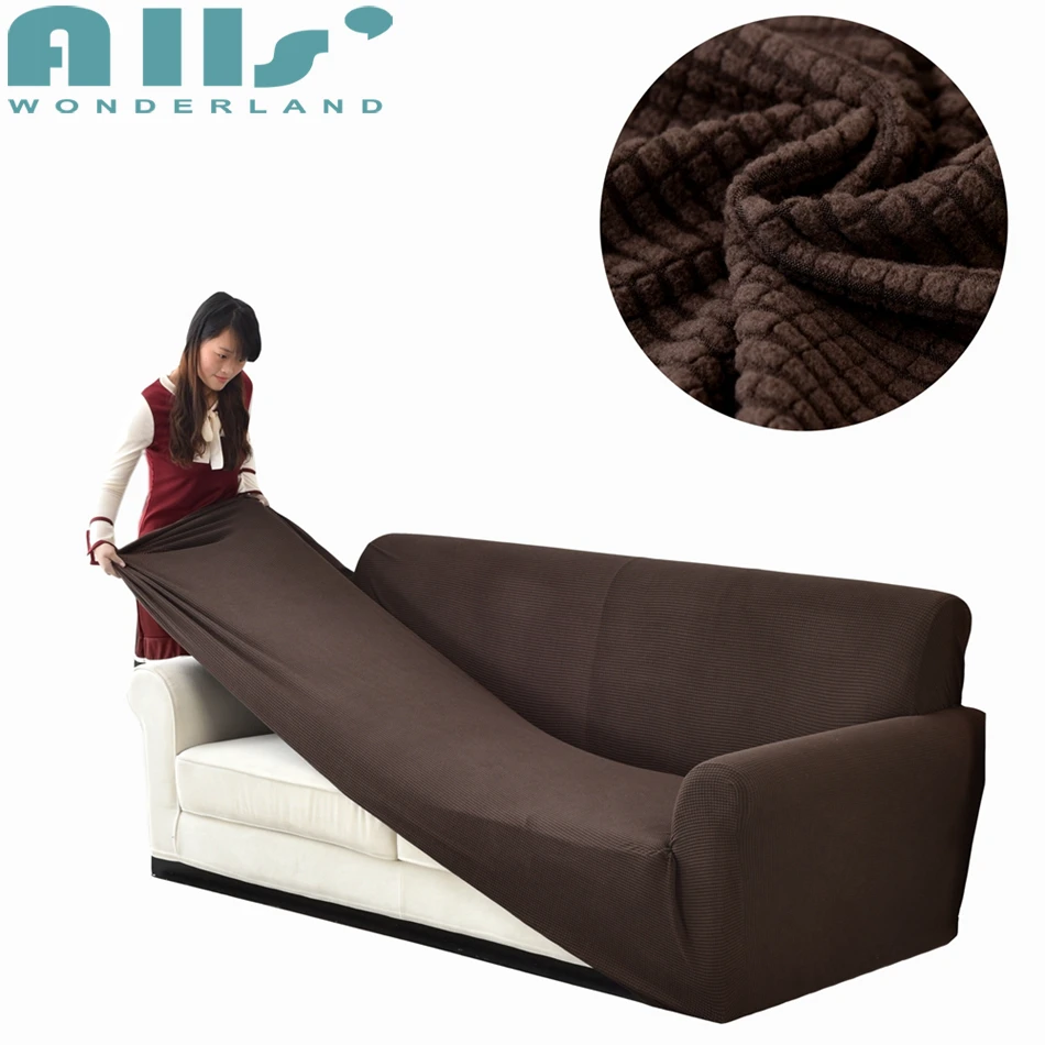 Buy Polar fleece Slicover Elastic sofa covers, Spandex