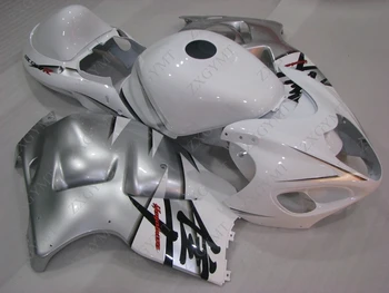 

Fairings GSXR 1300 1997 - 2007 White Silver Plastic Fairings HAYABUSA 1999 Fairings GSX R1300 2002