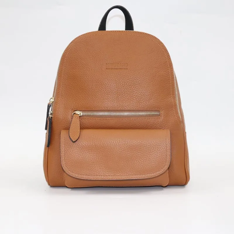 Women's shoulder knapsack leather bagin Backpacks from Luggage & Bags