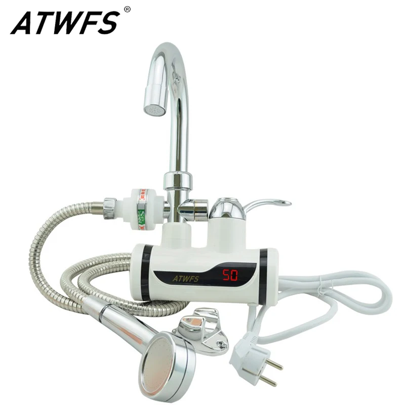 ATWFS Durchlauferhitzer Wasserhahn 220 v Küche Wasserhahn ...