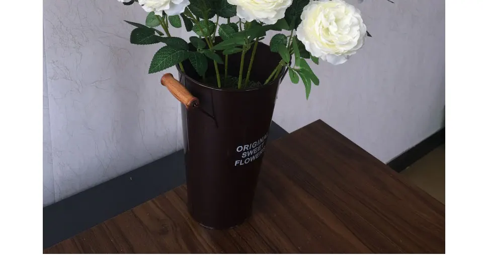 Artificial Flowers 3 Heads White Yellow Peonies Silk Flowers Peony Artificial Flower Wedding Decor for Home Peonies Color_17