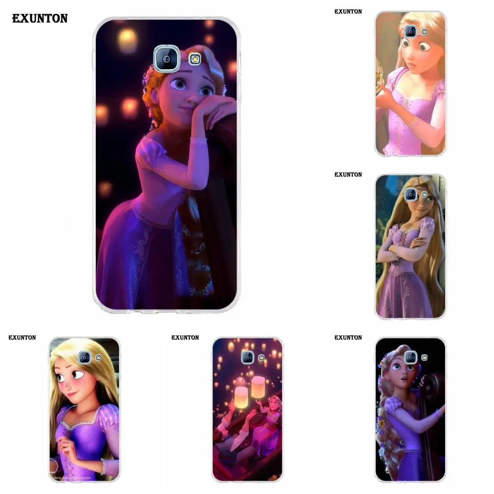 

For Huawei Honor 4C 5A 5C 5X 6 6A 6X 7 7A 7C 7X 8 8C 8S 9 10 10i 20 20i Lite Pro TPU Design Phone Tangled Rapunzel Princess