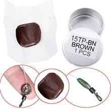 15 г Вольфрамовая установка шпатлевка мягкий ведущий вес грузила Карп Рыболовный терминал снасти инструмент Вольфрамовая грязь 3 цвета рыбо...(China)