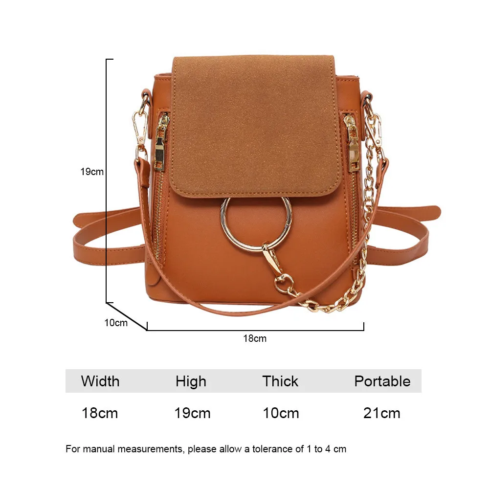 OCARDIAN сумка, модный кожаный женский рюкзак в европейском и американском стиле, модный рюкзак с кольцом на цепочке и плечевым ремнем mar26