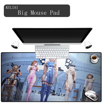 

KULAI Pretty Japan Sexy Anime Comfort Large Mouse Mat Gaming Mouse Pad Size for 300x600x2mm To 400x900x3mm Art Big Mousepad Mats