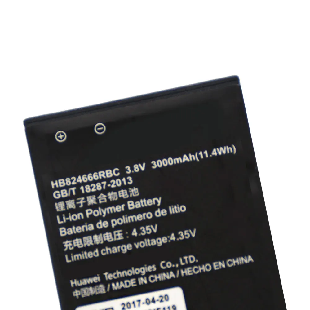 Сменный аккумулятор HB824666RBC 3 8 В 3000 мА · ч для Huawei E5577 литий ионные аккумуляторы