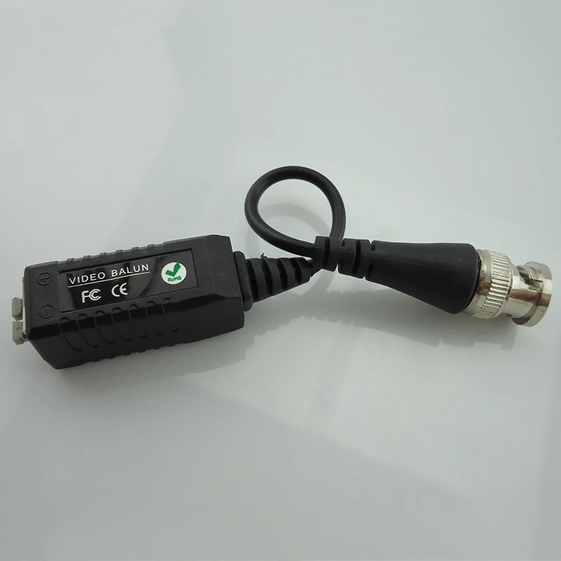 5/10pairs Enhanced Twisted Bnc Cctv Video Balun Passive Video Transceiver Utp Balun Bnc Mail To Cat5 Cctv Cable Wholesale