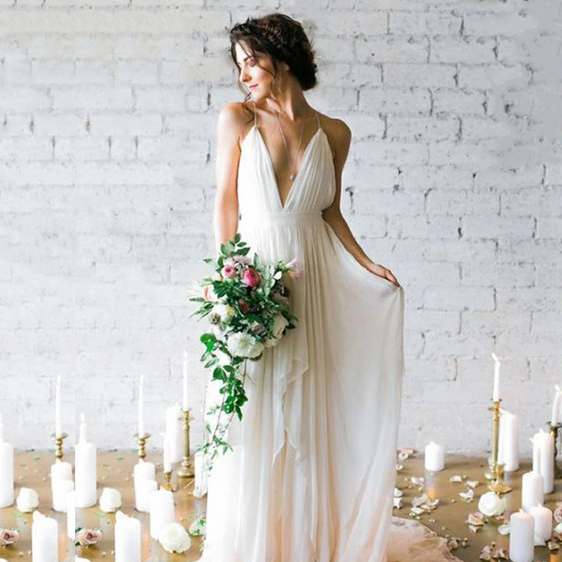 lorie boho wedding dress