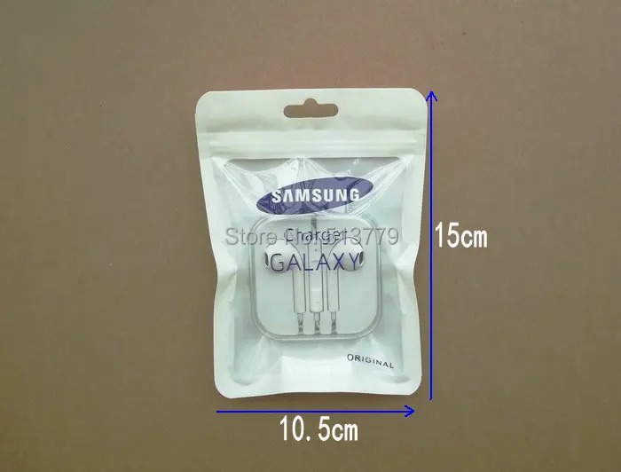 10,5x15 см прозрачный белый пластик потребительская упаковка на молнии полипропилен сумка для samsung USB кабель для передачи данных зарядное устройство упаковка bgas