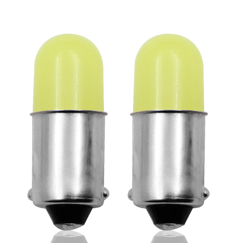 10 шт. T11 363 BA9S удара круглая 3D Led T4W 1 SMD номерного знака автомобиля светильник