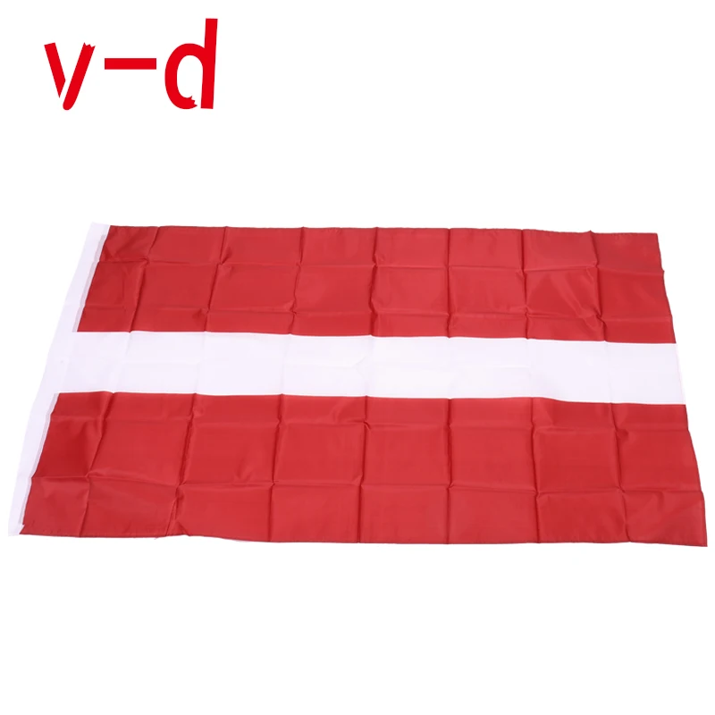 

free shipping xvggdg 90x150cm Latvia flag 3x5 Feet Super Poly football FLAG Indoor Outdoor Polyester Flag