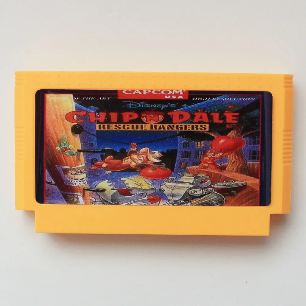 Chip &amp Dale English Version 60 Pins Game Card For 8 Bit D99 Player | Электроника