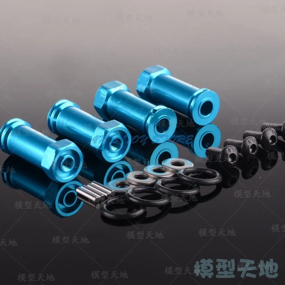 

4p Wheel Hex 12mm Aluminum Enhanced Mount Drive Adapter lengthened Thickening 25MM 30MM For HSP 1/10 RC Car Buggy Bigfoot Truck