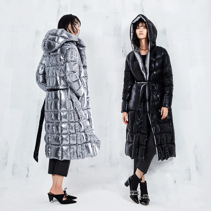 [XITAO] 2018 Autumn Europe Fashion New Women Wise-waisted Covered Button Full Sleeve Solid Color Casual Thick Down Coat ZLL1265