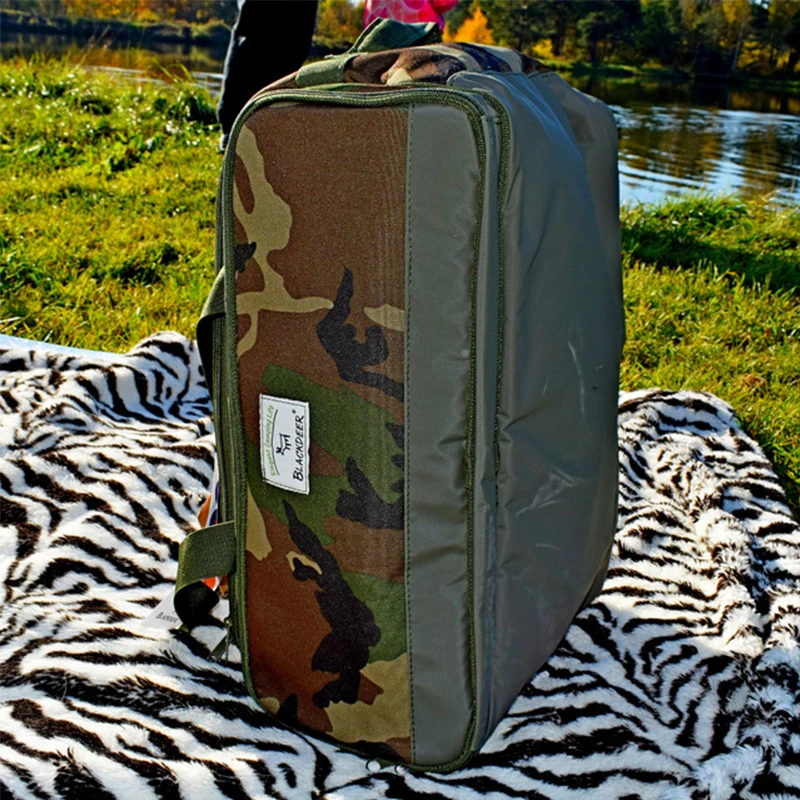 separados transportar bagagem sacos de camuflagem panelas