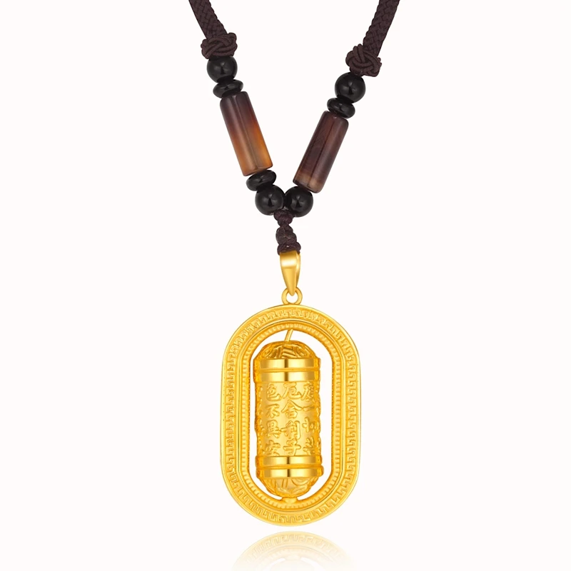 New 24K Yellow Gold Pendant 999 Gold Pendant Heavy Gold 12.03gin Charms from Jewelry