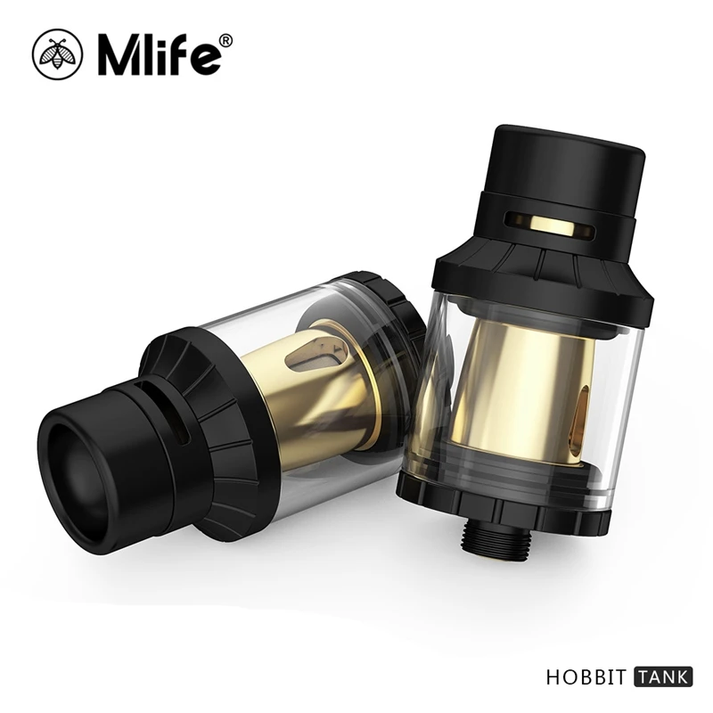 Оригинальный атомайзер Mlife Hobbit Tank электронная сигарета испаритель клиромайзер
