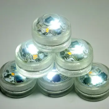 

20*Super Bright Triple LEDs Tea light Submersible Led Light Waterproof For Wedding Xmas Valentine Party Centerpiece Decoration