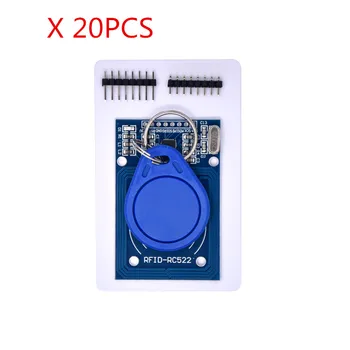 

Free Shipping 20PCS MFRC-522 RC522 RFID RF card sensor module