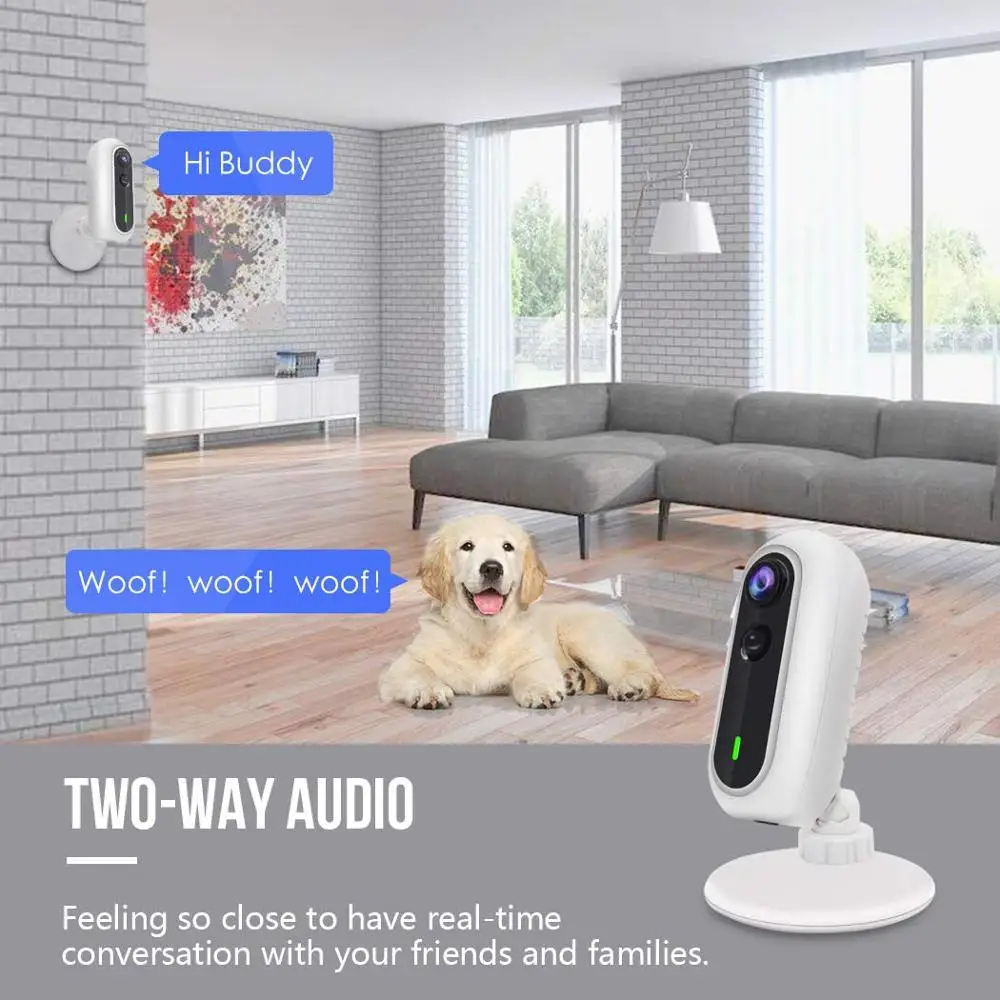  Camere di sicurezza 1080 P HD WiFi IP Camera Wireless Home di Sorveglianza Della Macchina Fotografi