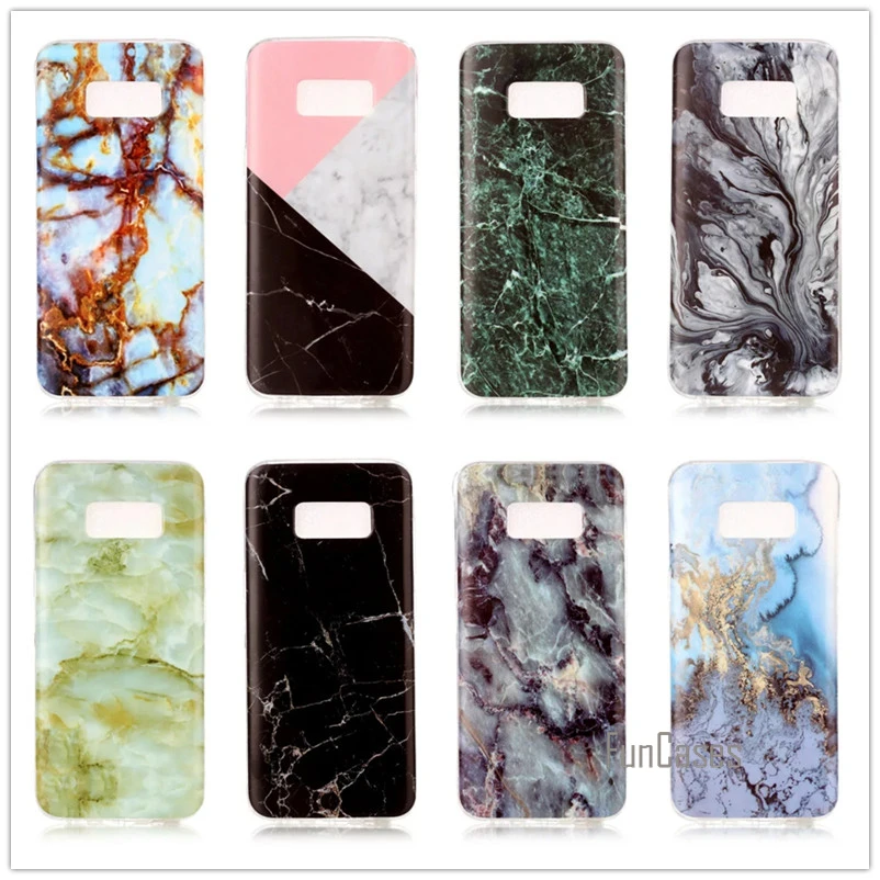 

For Samsung Galaxy S8 Plus Case 6.2" Granite Marble Skin Soft TPU Back Cover Phone Cases For Samsung S8 Plus S 8 Silicon S8Plus