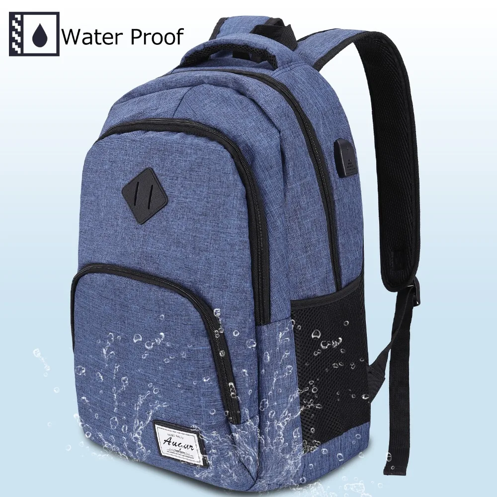 Unisex School Bag Multifunction USB charging Men 15inch Laptop Backpacks For Teenager Fashion Men and Women Travel backpack (26)